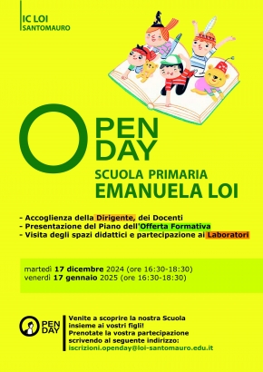 open day 24.25 versioni