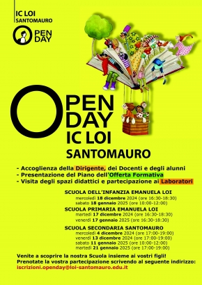 open day 24.25 versioni