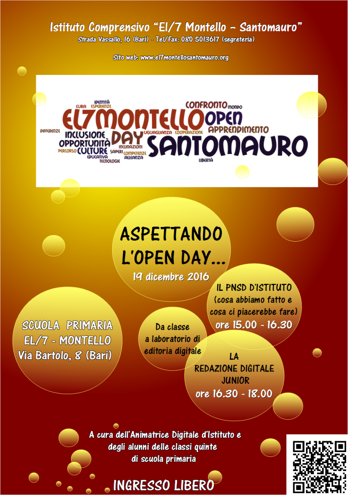 locandina aspettando open day