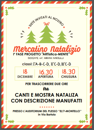 locandina mercato natalizio